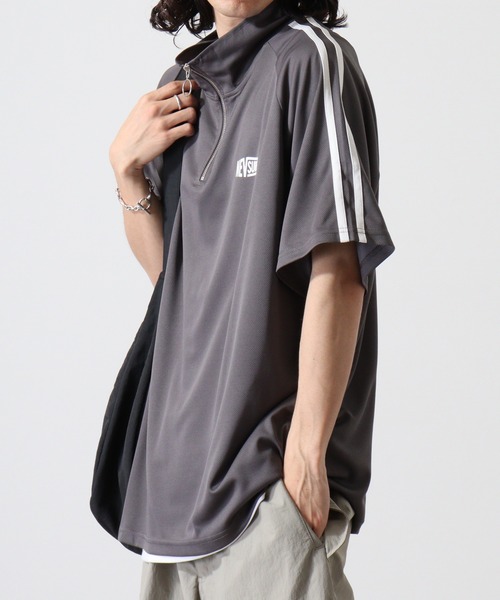 FUNALIVE tシャツ Dry Mesh Half Zip Shirt / ドライメッシュ