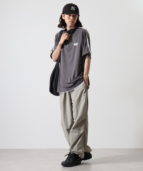 FUNALIVE tシャツ Dry Mesh Half Zip Shirt / ドライメッシュ