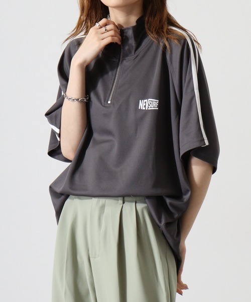 FUNALIVE tシャツ Dry Mesh Half Zip Shirt / ドライメッシュ ハーフ