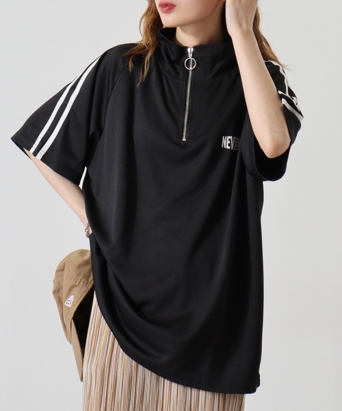 tシャツ ドライメッシュクロップドTシャツ レディース メッシュクロップド長袖Tシャツ | レディースファッション通販