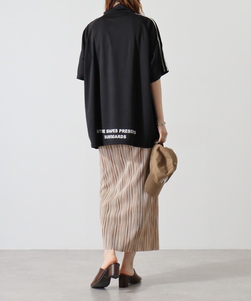 tシャツ メッシュ TEE レディース BACK TO THE FIELD tシャツ 「MLB」ナンバリングロゴメッシュ