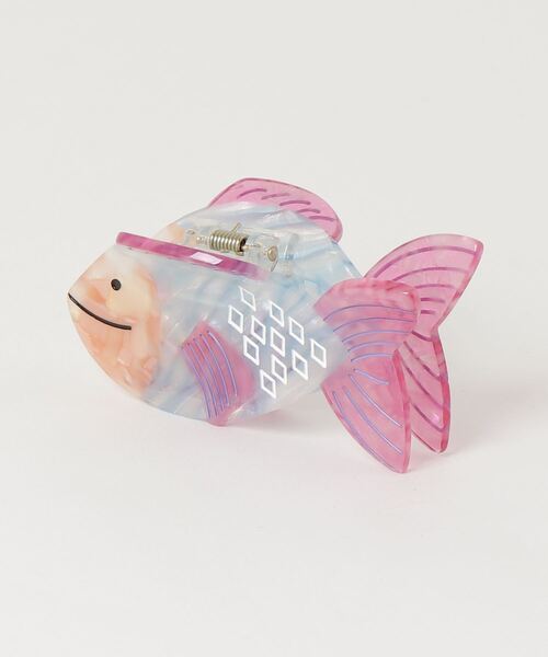 【410】金魚模様のヘアクリップ ヘアクリップ 「HIKA」金魚モチーフヘアクリップ : ZOZOTOWN Yahoo!店