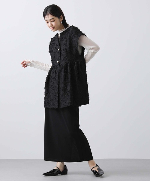 tシャツ フロッキードット指ぬき袖カットソー レディース Gready Brilliant tシャツ フロッキードット指ぬき袖カットソー