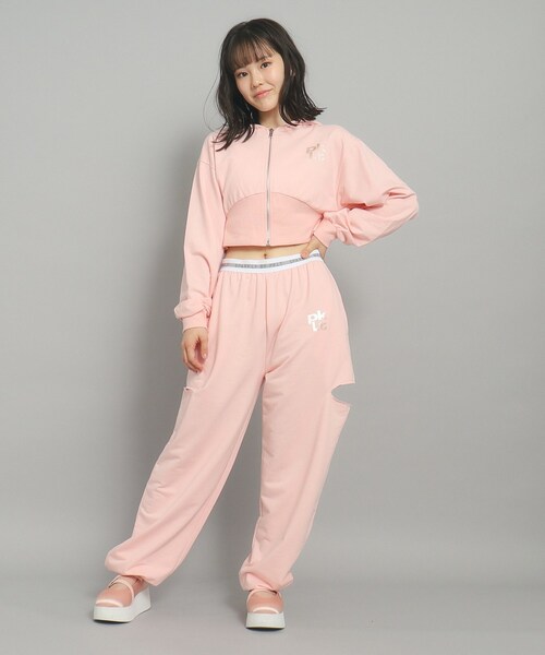 protect ピンク スウェットパンツ protect スウェットパンツ - メルカリ