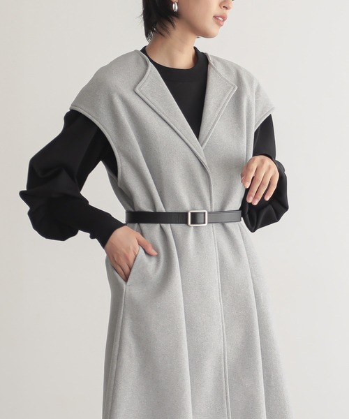 for/c（フォーシー） ノーカラーコート コート ウールライクノーカラー