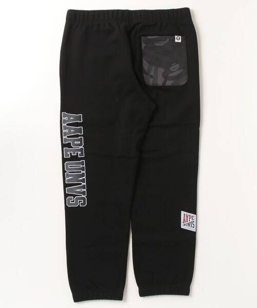 AAPE BY A BATHING APE スウェットパンツ 黒 AAPE BY A BATHING APE スウェットパンツ ジャージ MAIN SWEAT