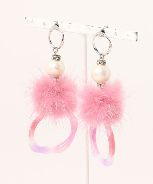 TONE（トネ） ピアス 「masamiyabi」マーブルリングファーピアス(MA