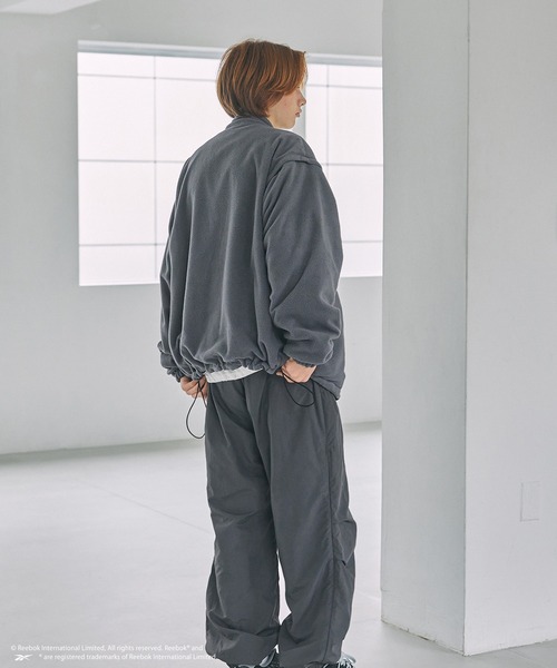 Reebok パンツ 「Reebok別注」ワッシャーナイロンサイドジップ