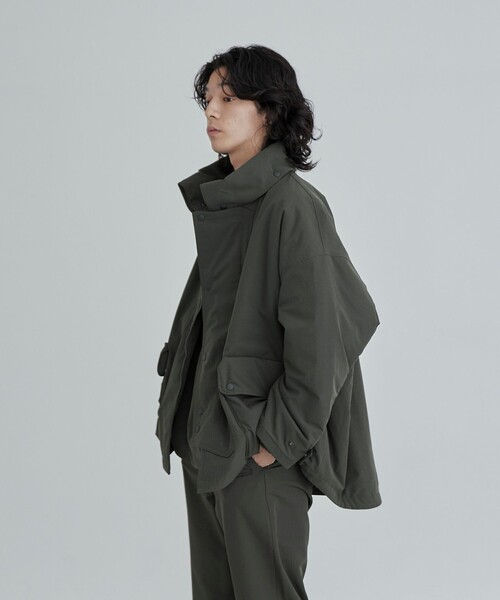 coen コート ジャケット ダブルシルエットブルゾン「C.Mt PADDED