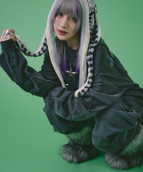 GALFY（ガルフィー） tシャツ GALFY-ツギハギゾンビロンT メンズ