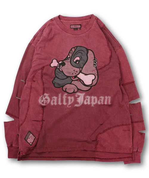 GALFY(ガルフィー) ツギハギゾンビロンTee - BLUE / ロック