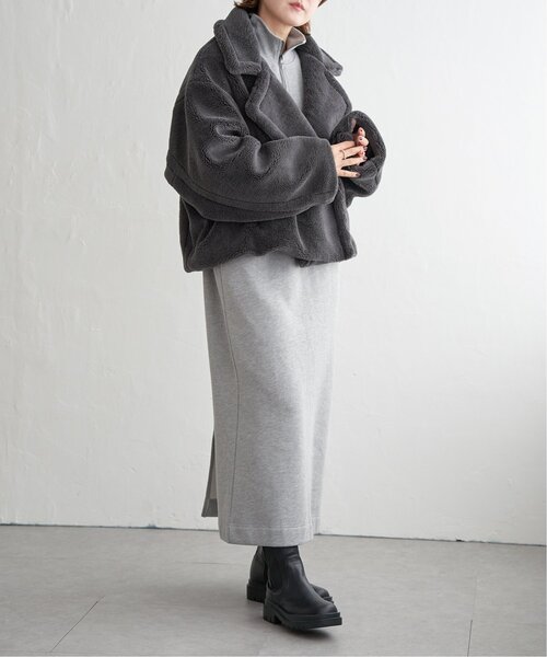 notch. コート アウター テディボアショートコート レディース