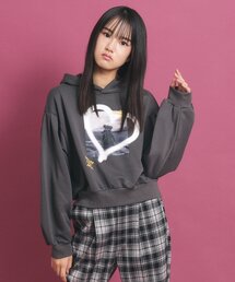 パーカー  スプレープリントロゴ フードパーカ キッズ 子供服 女の子｜ZOZOTOWN Yahoo!店