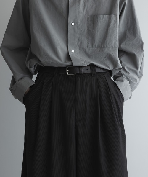 remer スラックス loose basic tuck wide buggy PT / ルーズ