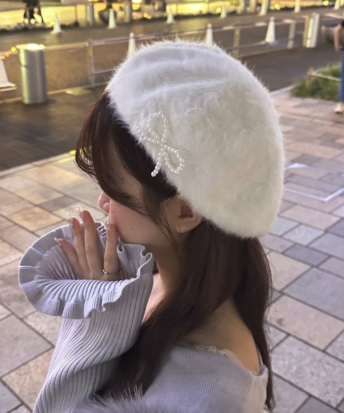 apres jour（アプレジュール） 帽子 ベレー帽 「apres jour×ARIAZ