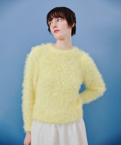 allureville（アルアバイル） ニット セーター シャギープルオーバー