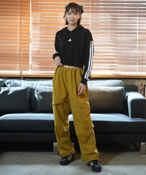 adidas パーカー adidas/アディダス クロップド丈パーカー KVC41