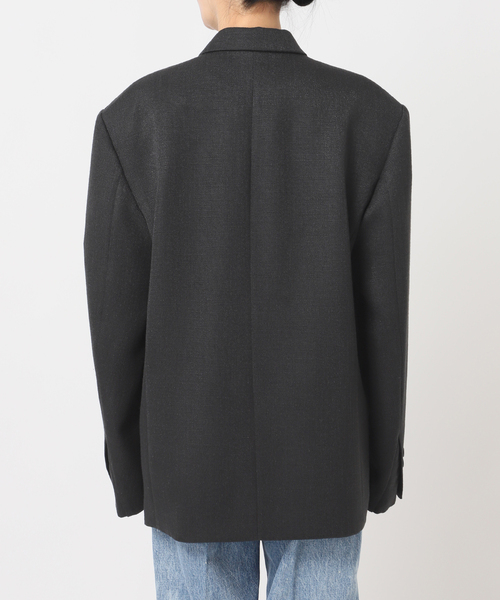 cityshop テーラードジャケット　黒 CITYSHOP ジャケット テーラードジャケット OVER SHEER