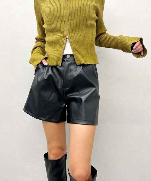 「SpRay」 ショートパンツ FREE ブラウン レディース_画像4