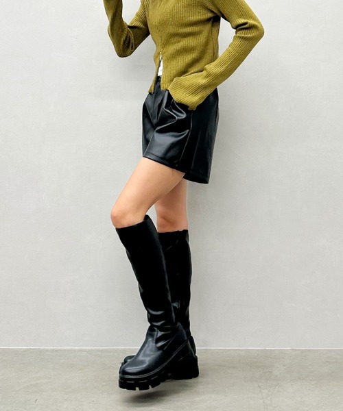 「SpRay」 ショートパンツ FREE ブラウン レディース_画像9