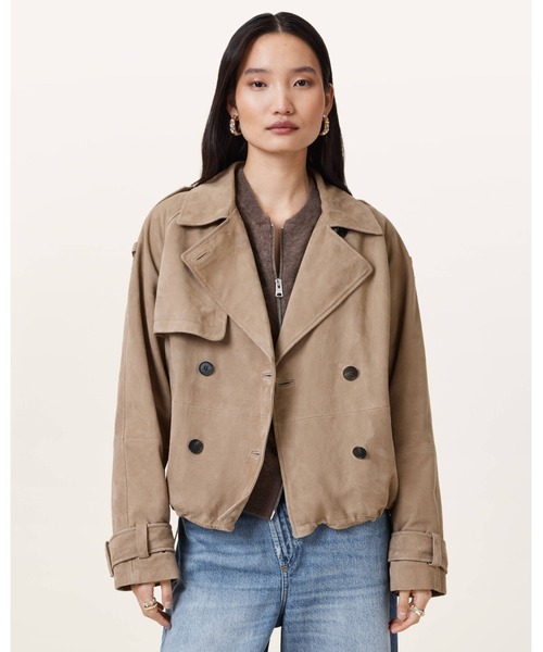 ALLSAINTS（オールセインツ） トレンチコート コート REYA CROPPED