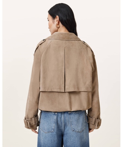 ALLSAINTS コート クリーム色 コート＆ジャケット | オールセインツ 公式オンラインストア