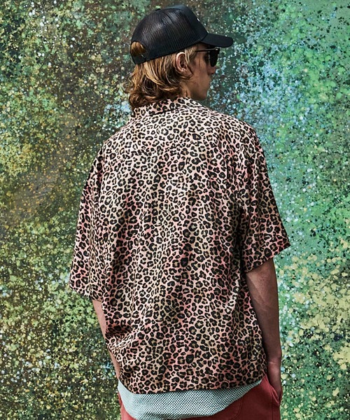 MSML シャツ LEOPARD OPEN COLLAR SHORT SLEEVE SHIRTS メンズ