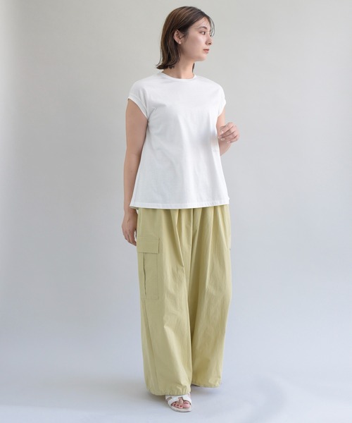 tシャツ 「AECA BLANC」アエカブラン/オーガニックコットンロゴ刺繍プルオーバー レディース | UNDICI・NOVE | 08