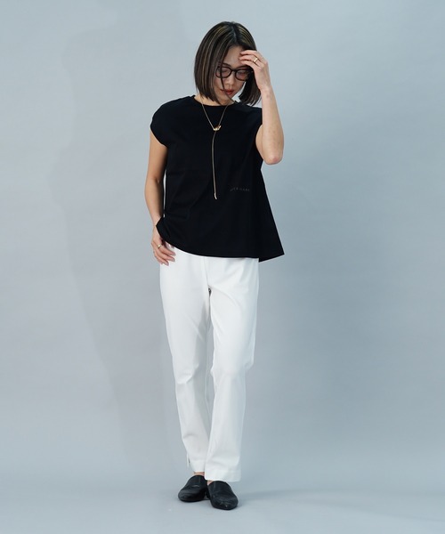 tシャツ 「AECA BLANC」アエカブラン/オーガニックコットンロゴ刺繍プルオーバー レディース | UNDICI・NOVE | 13