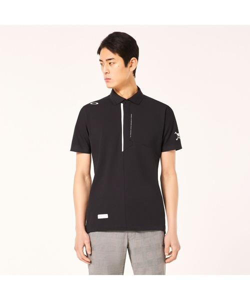 オークリーゴルフメンズポロシャツ　Skull Synchronism Shirt OAKLEY シャツ オークリ― SKULL SYNCHRONISM VALUABLE SHIRT / POLO