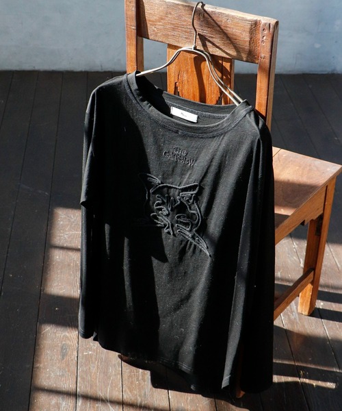 tシャツ CAT CORDロンT レディース