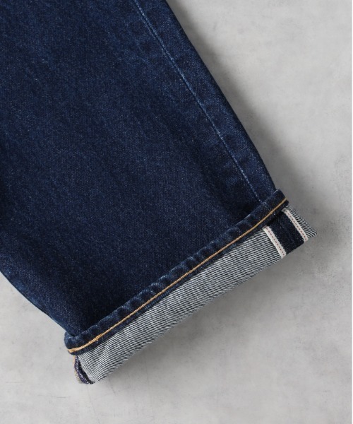 ジーンズ 「Levi's」「501」オリジナルストレート セルビッジデニムパンツ (ワンウォッシュ / セットアップ / ライトオン限定)の画像