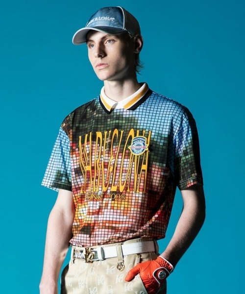 MARK&LONA ポロシャツ Pixel Como Performance Polo | MEN