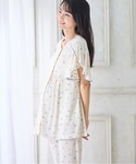 マタニティ ストレッチリブ小花柄パジャマ(産前...の詳細画像5