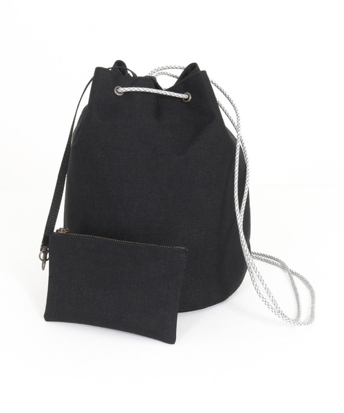Magine ポーチ mko12704-Nylon fabric 2 pieces bag -drawstring