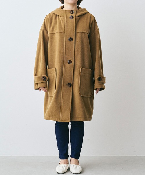 「MEDE19F」 ダッフルコート MEDIUM ブラウン レディース_画像6