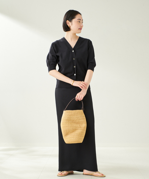 【新品・短期出品】Plage R'IAM WRAP カーディガン ブラック プラージュ Plage R'IAM WRAP カーディガン （ブラック