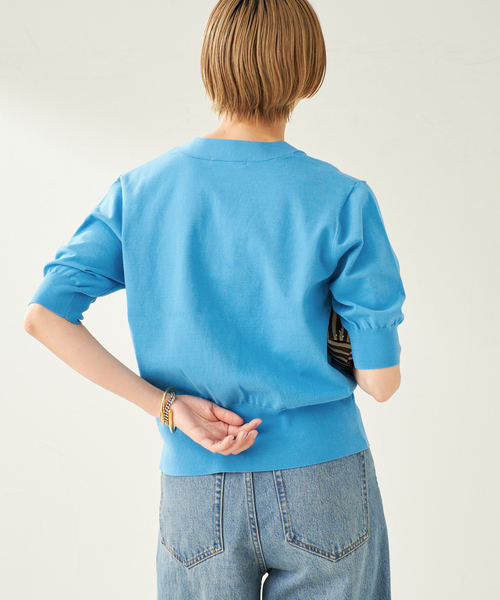 PLEATS PLEASE ISSEY MIYAKE◇カーディガン(薄手)/4/ポリエステル/GRN