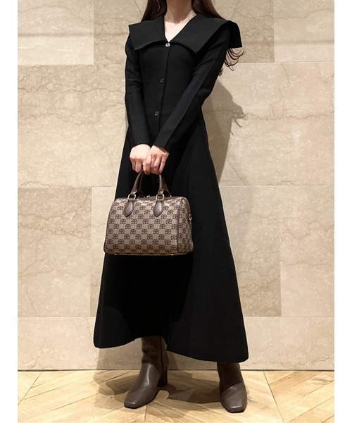 SNIDEL 「SNIDEL」 ニットワンピース ONE SIZE グリーン