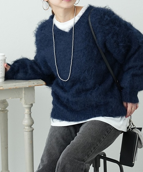 【新品未使用品】TFW49 ネイビー ラウンドネックニット　M IMG_3779-2-750x750.jpeg