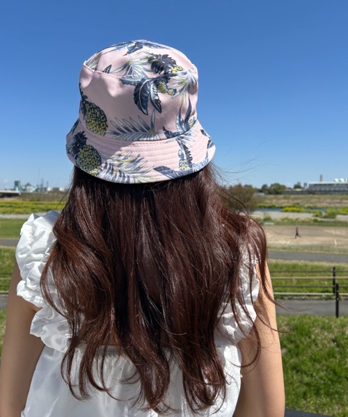 Loco Ocean（ロコオーシャン） 帽子 ハット トロピカルパイナップル柄