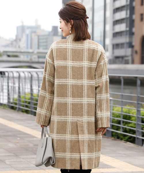 「PourVous」 コート M グレー レディース_画像5