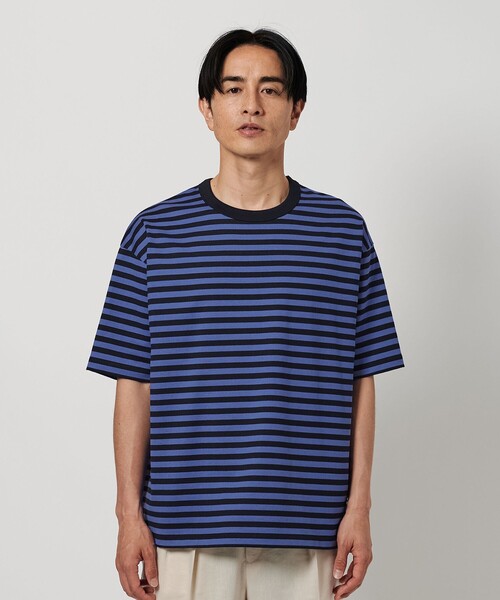 UNITED ARROWS ボーダーニットタイ BEAUTY＆YOUTH UNITED ARROWS tシャツ フレンチボーダー クルー