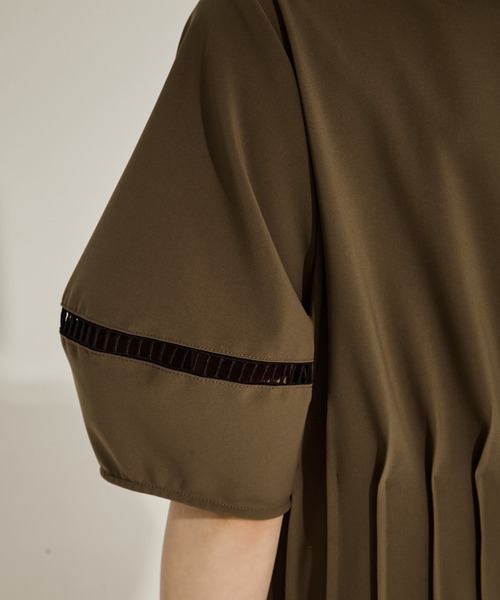 ワンピース studious pin tuck volime sleeve dress 2 STUDIOUS/ステュディオス】PIN TUCK VOLIME SLEEVE DRESS/ピンタック