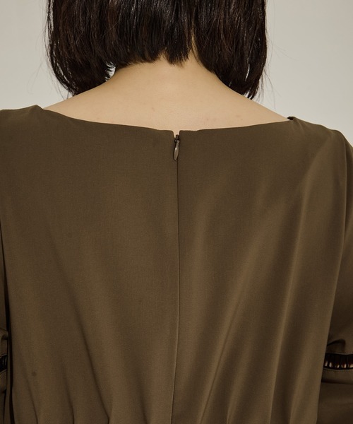 ワンピース studious pin tuck volime sleeve dress 2 STUDIOUS/ステュディオス】PIN TUCK VOLIME SLEEVE DRESS/ピンタック