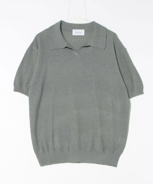 ポロシャツ 半袖 a.p.o.v. ストレッチパイルニットスキッパー