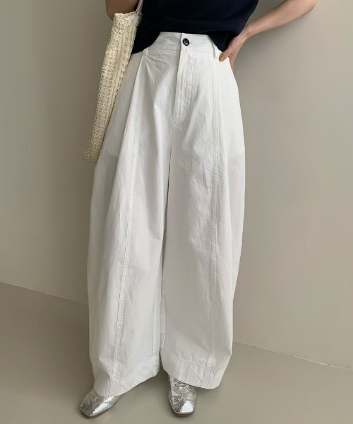 on：nue パンツ 「on:nue」「サイズ展開あり」 カーブバルーン