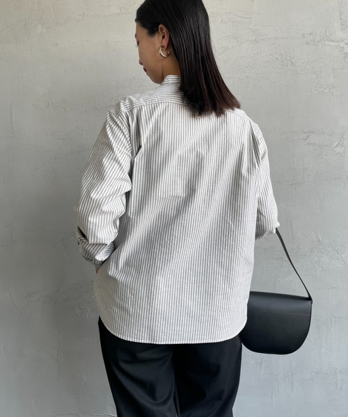 Danton 「DANTON」 長袖ブラウス 36 ブラック レディース