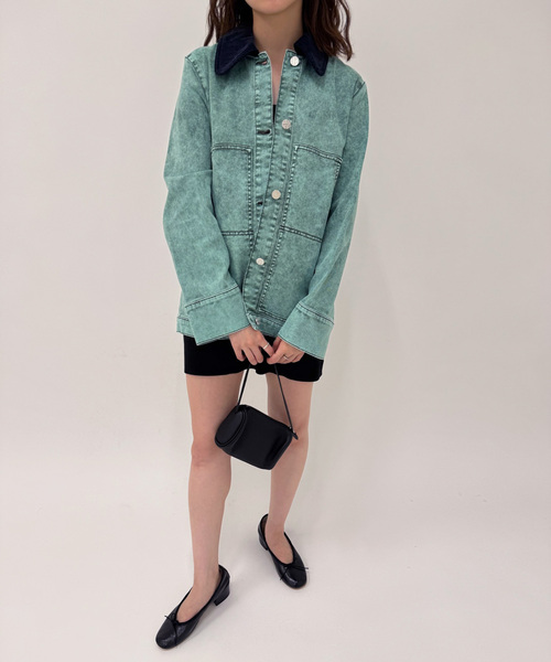 【美品タグ付】EDIT.FOR LULUデニム バウムウンドヘルガーデン 美品タグ付】EDIT.FOR LULUデニム バウムウンドヘルガーデン BAUM UND