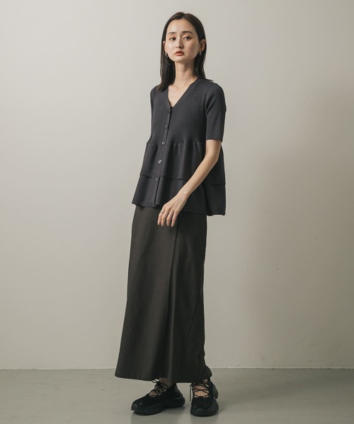 ペプラムカーディガン SENSE OF PLACE by URBAN RESEARCH カーディガン 「WEB限定